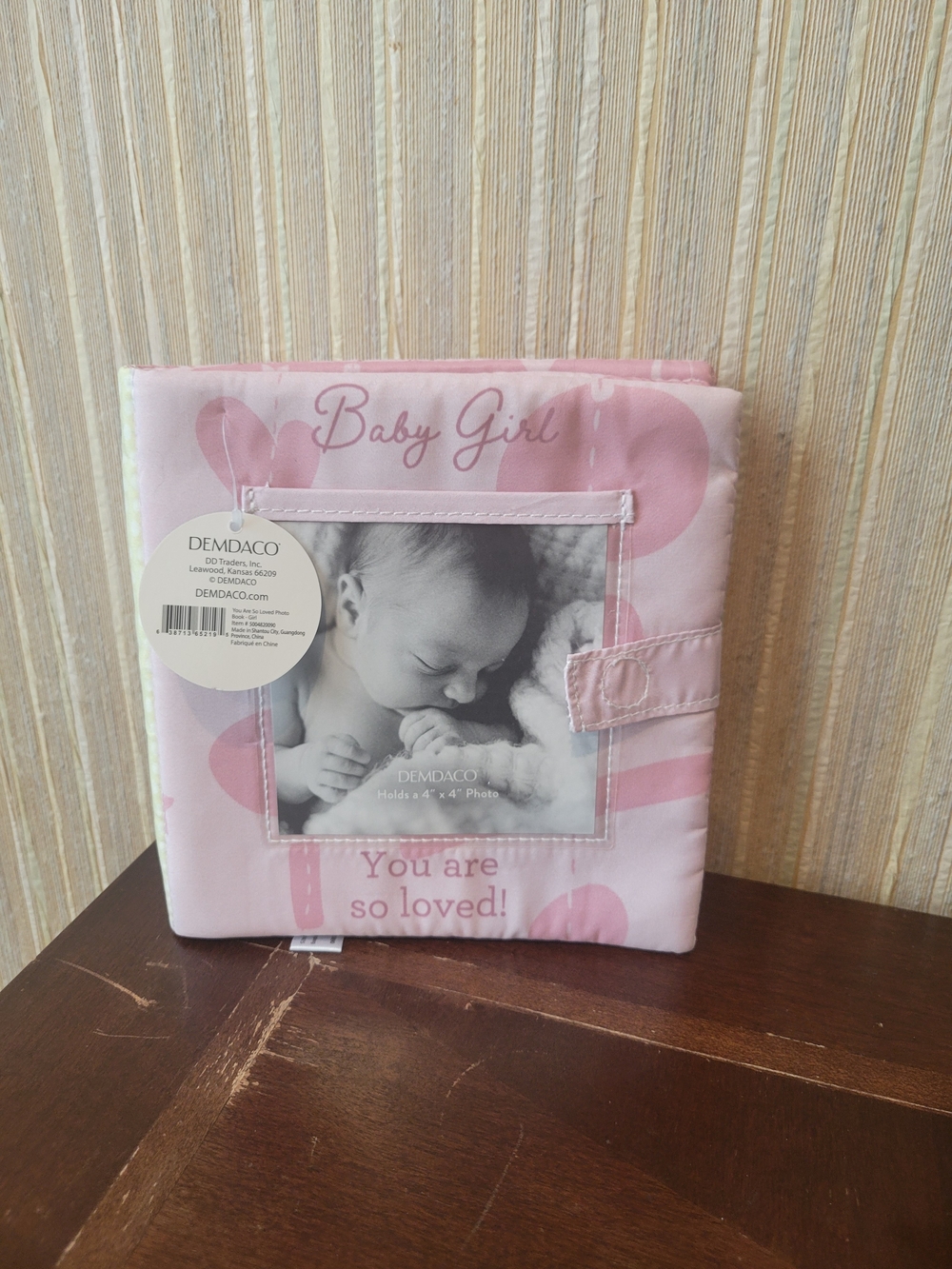 DEMDACO Pink "Baby Girl" Photo Album - You Are So Loved NWT